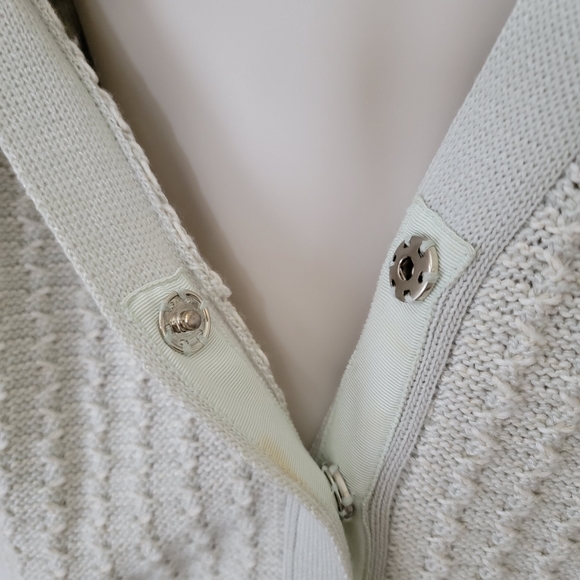 St. John Knit Snap Button Cardigan - Picture 7 of 9